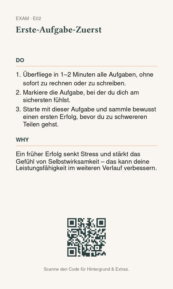 Rückseite Erste-Aufgabe-Zuerst