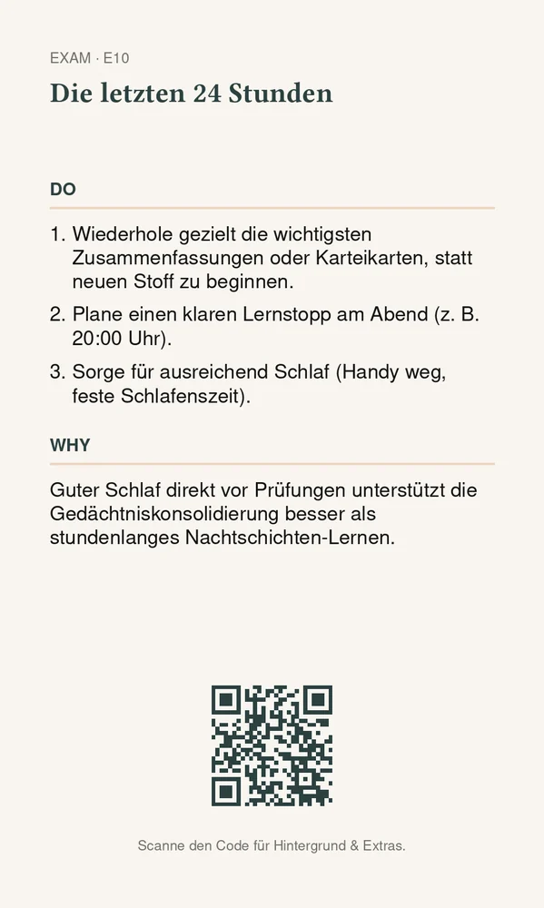 Rückseite Die letzten 24 Stunden