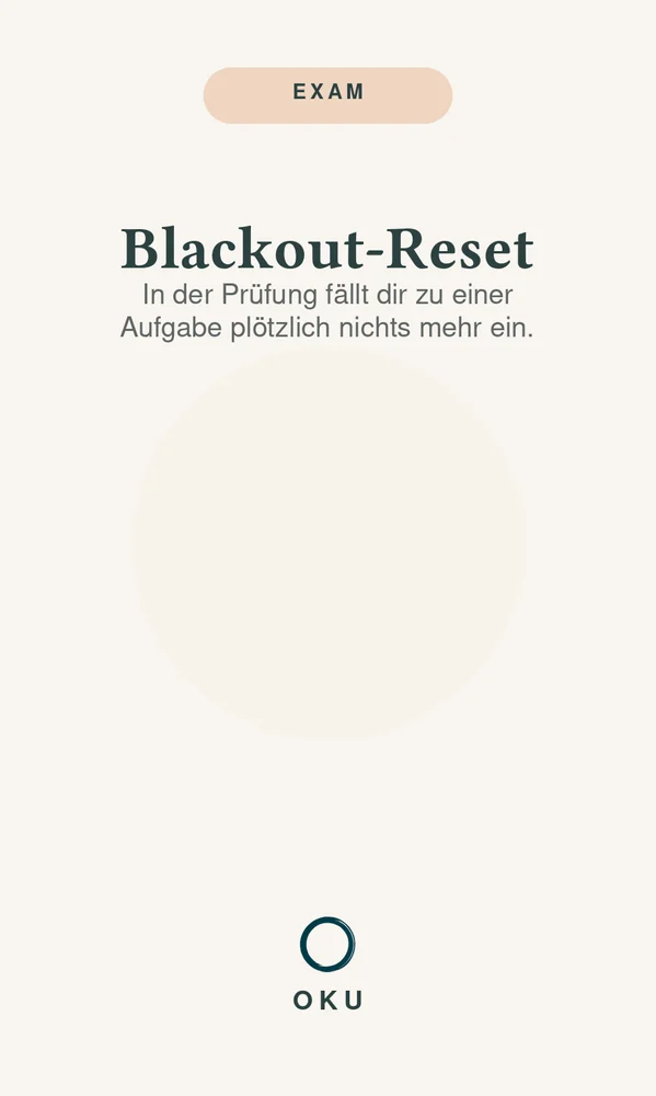 Vorderseite Blackout-Reset