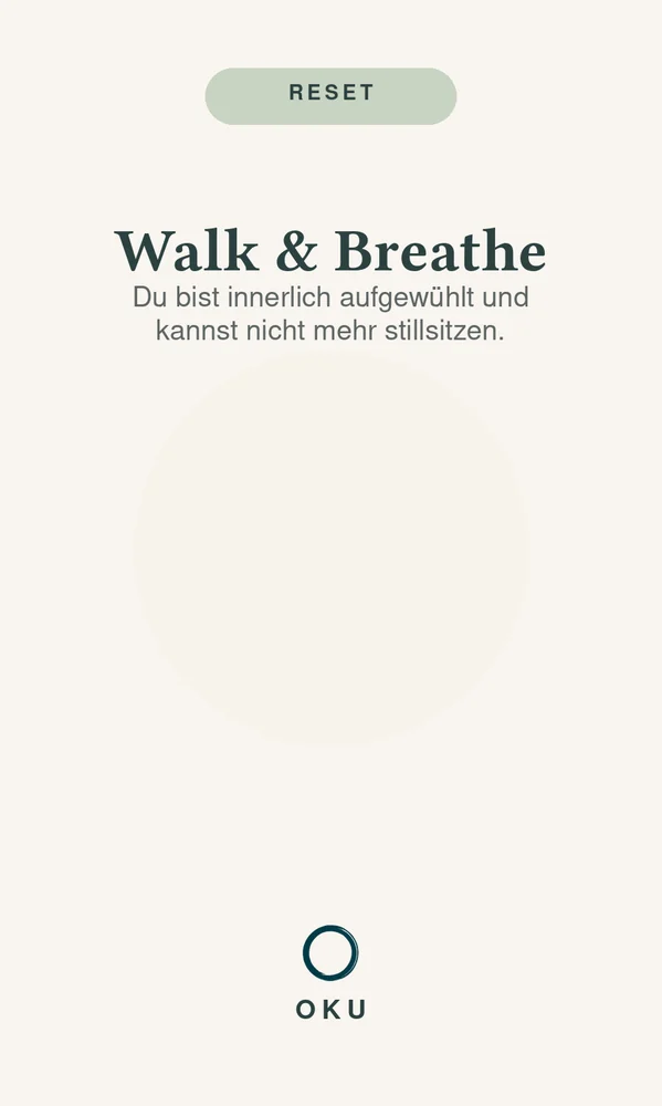 Vorderseite Walk & Breathe