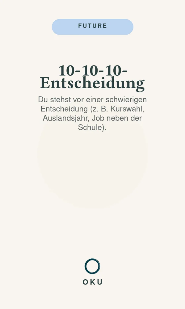 Vorderseite 10-10-10-Entscheidung