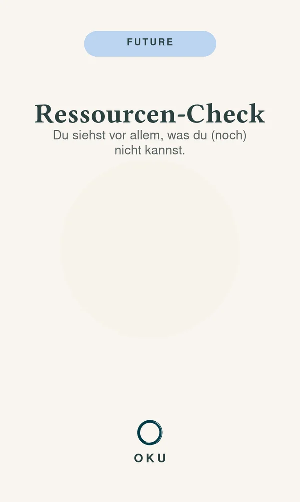 Vorderseite Ressourcen-Check
